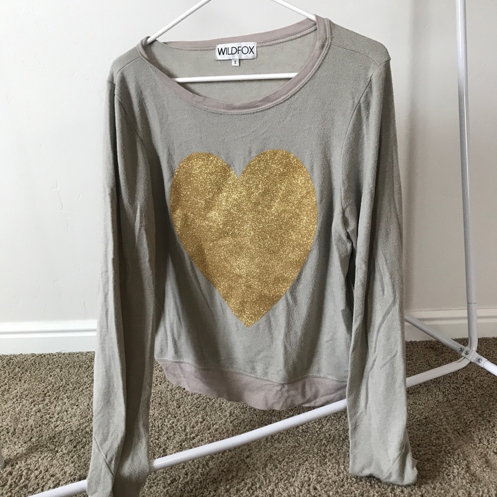 Wildfox gold heart